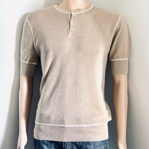 DKNY_WAFFLE TAN / BEIGE SHIRT